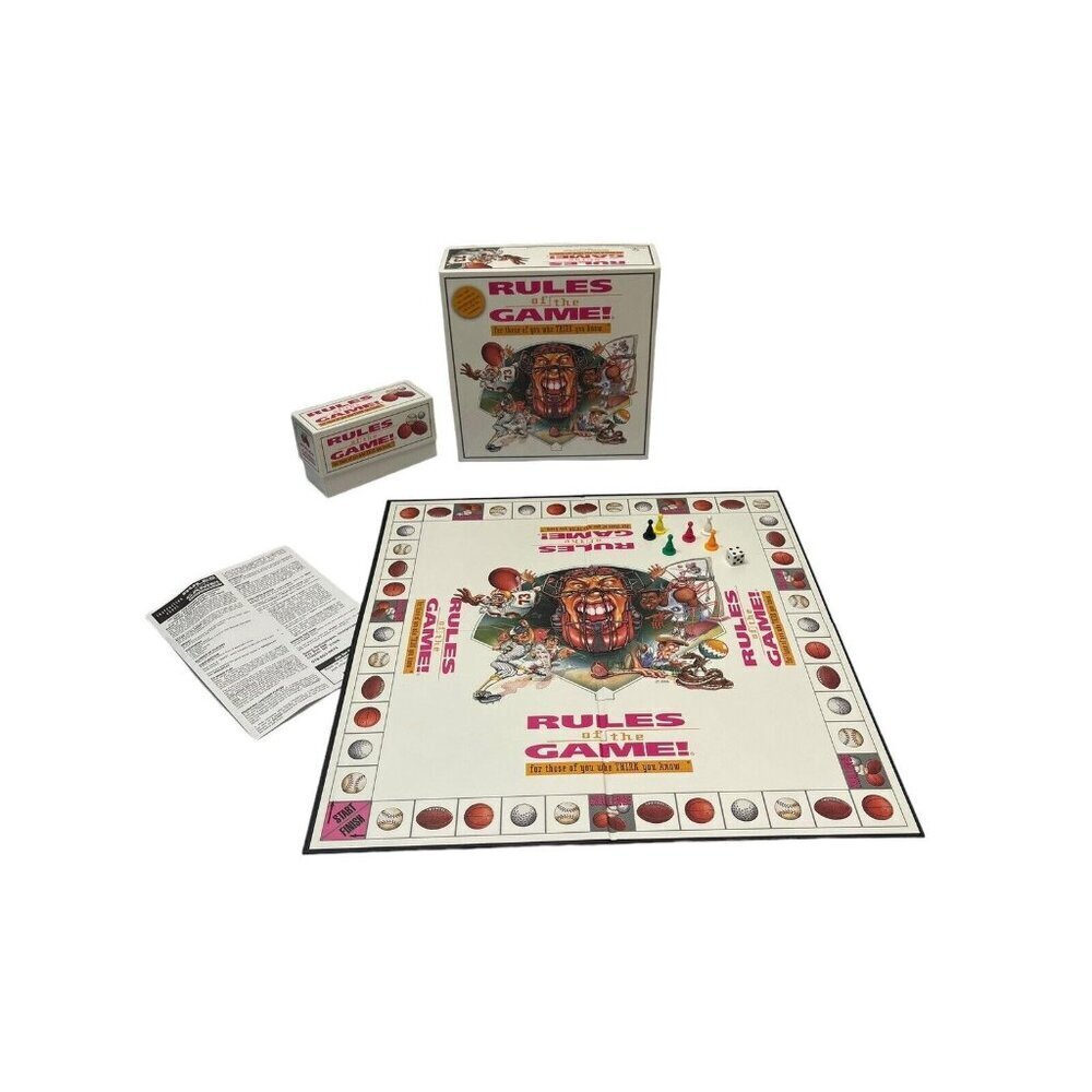 Rules Of The Game! 1995 Game Technologies- Baseball, Football, Basketball, Golf